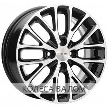 Khomen Wheels KHW1506 (ZV 15_Vesta) 6x15 4x100 ET50 60.1 Black-FP